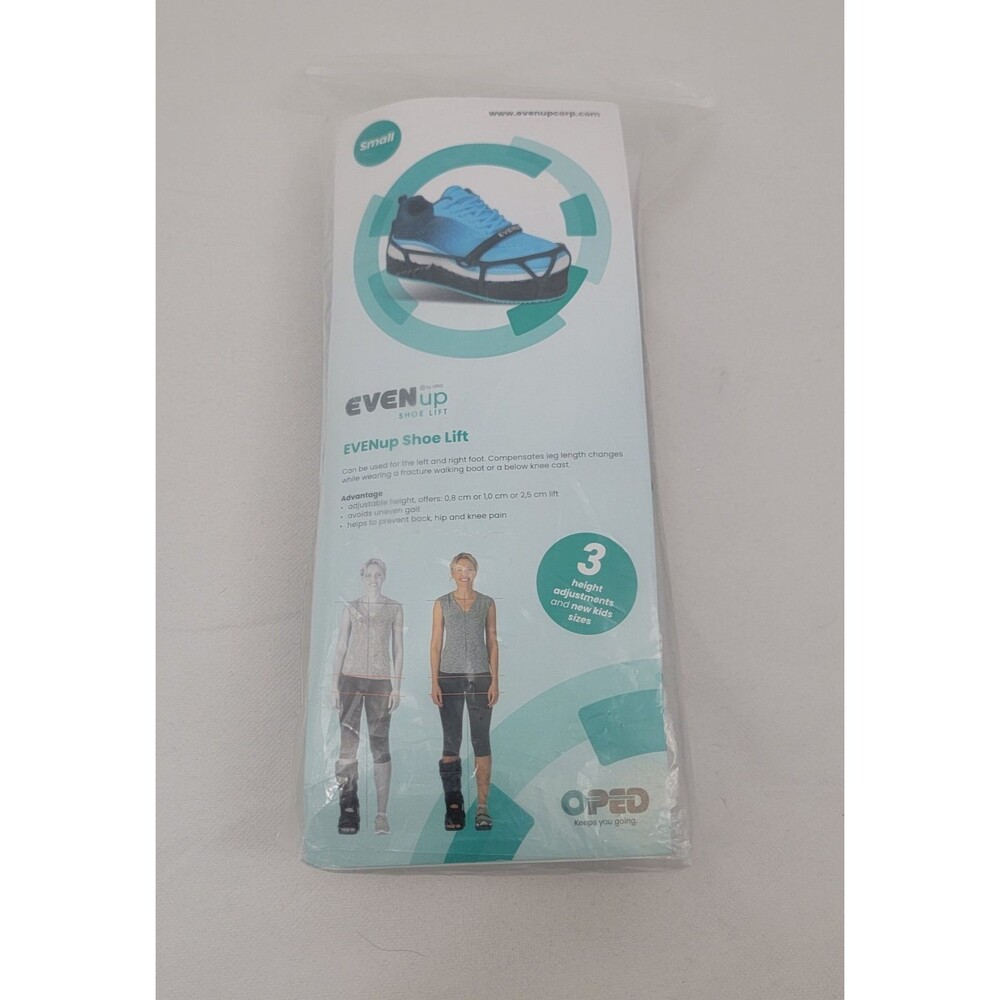 EVENup Shoe Lift Adjustable Leveler Balancer SMALL Men 6-8 Women 5-8.5 PRE OWNED